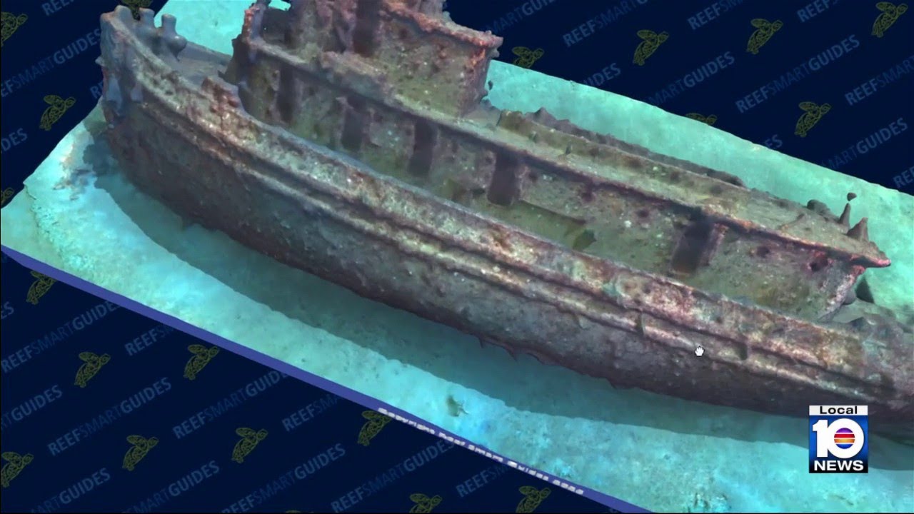Ведутся работы по созданию 3D-моделей затонувших кораблей в Южной Флориде