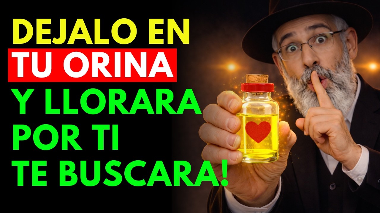 ¡Solo MÉTELO en ORINA! y se VOLVERÁ LOCO de AMOR por TI | Sabiduría Judía
