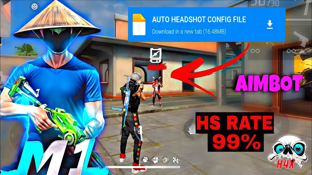 Drag Headshot + Npc Name File OB51 Update Config File Free Fire Headshot Config File OB51 Update