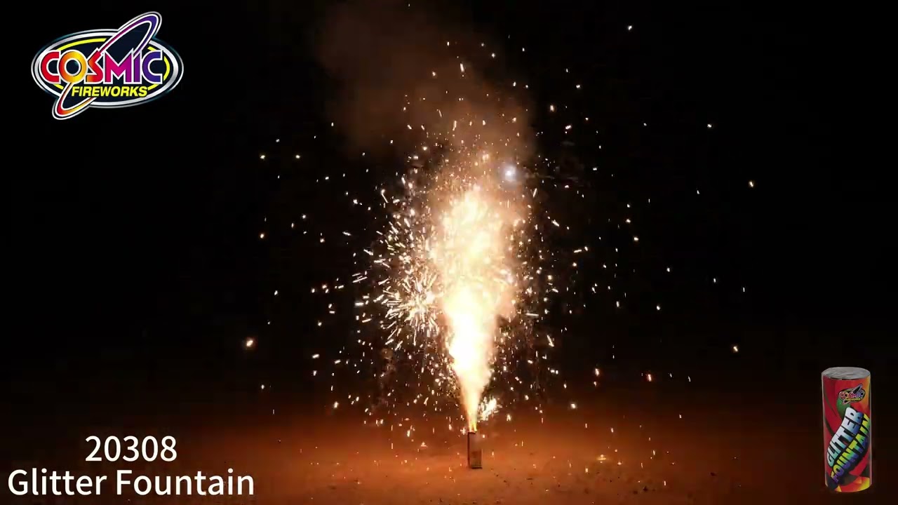 Cosmic Fireworks Glitter - Combination Fountain