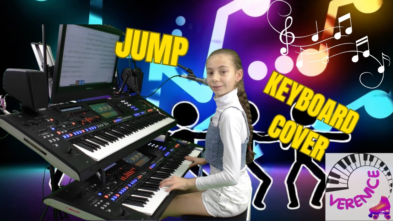 🎹 Jump – Van Halen | Keyboard Cover | Verenice Heitsch 11 Jahre | Tanzsong zum Mitspringen 🕺🎶