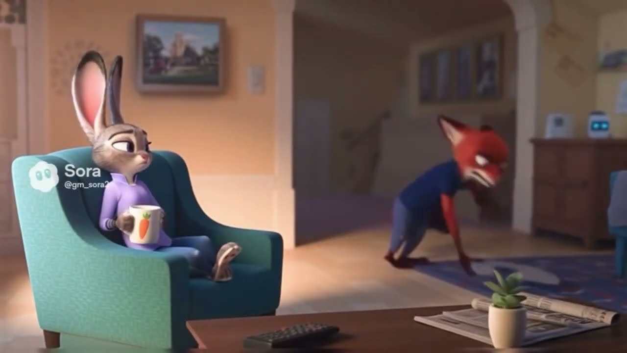 Zootopia 2 AI: The Alarm Betrayal (Sora 2 Short Movie) GM Comic