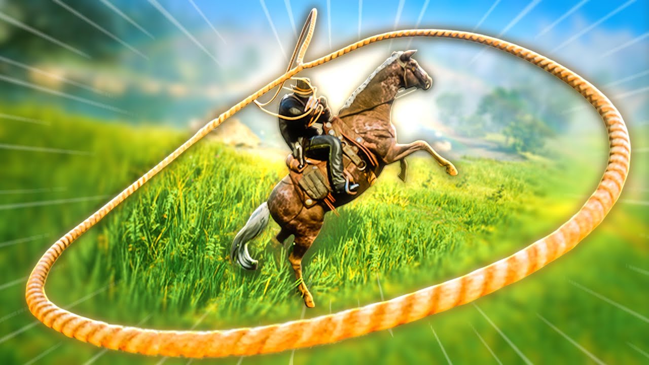 I tried Red Dead 2 lasso only challenge and this happened...