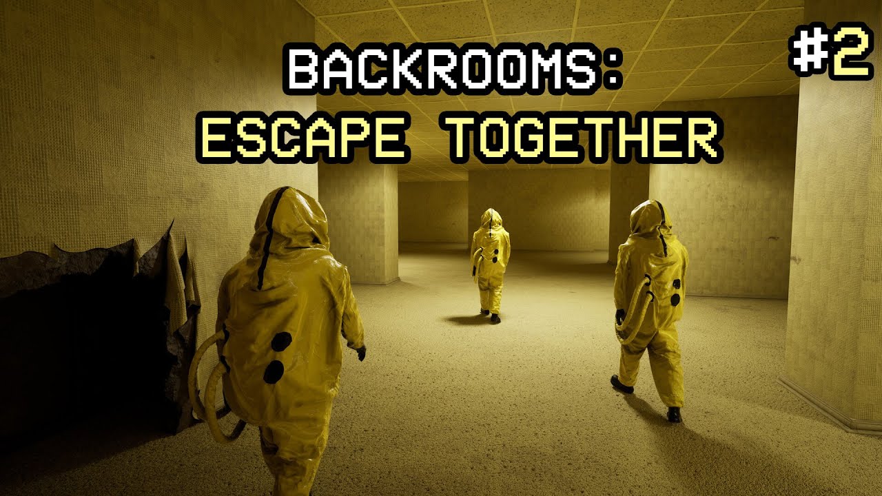 🏃Backrooms: Escape Together🏃 - 😱Lássuk 5-en mire megyünk?😱 #2