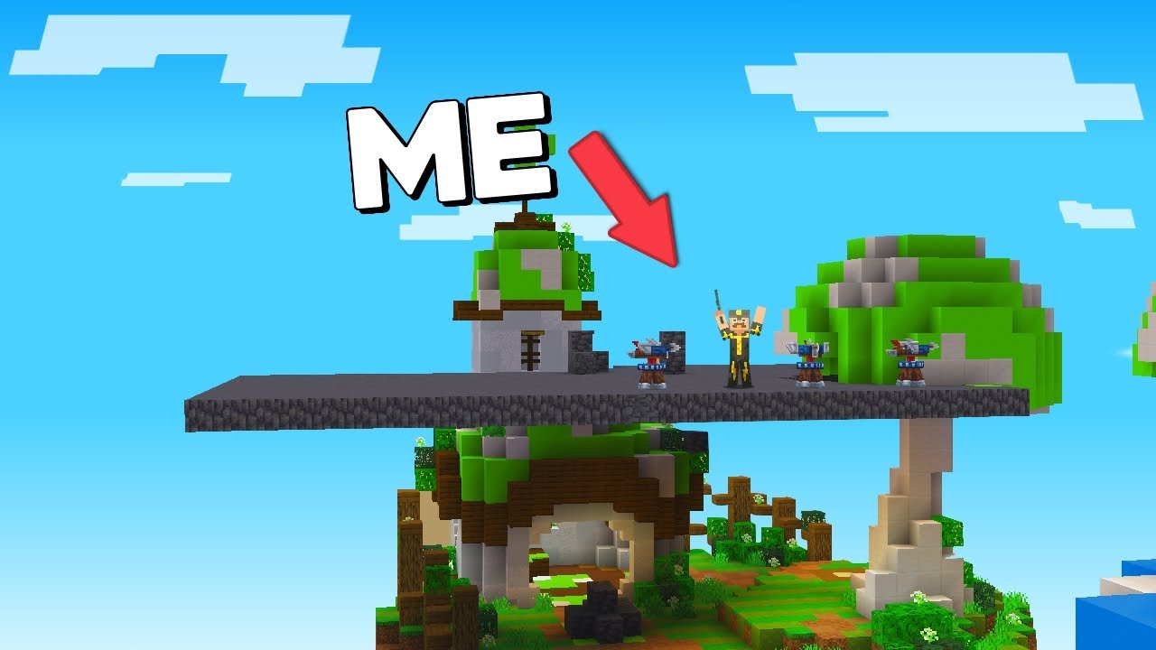 I Tried The ULTIMATE Sky Basing Strategy In Bedwars