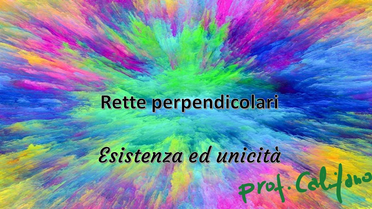 Rette perpendicolari