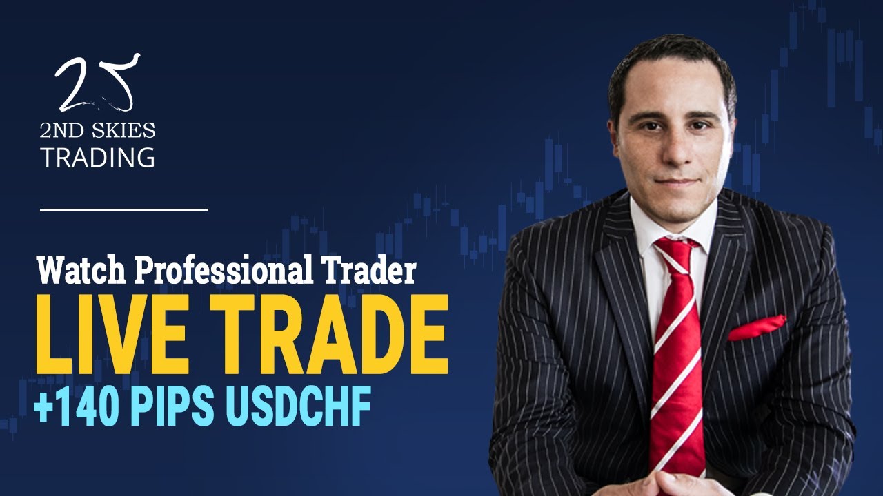 Forex Live Price Action Trade +140 Pips USDCHF - 2ndSkiesForex