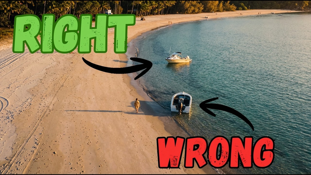 How to Anchor Your Boat on the Beach (Overnight)