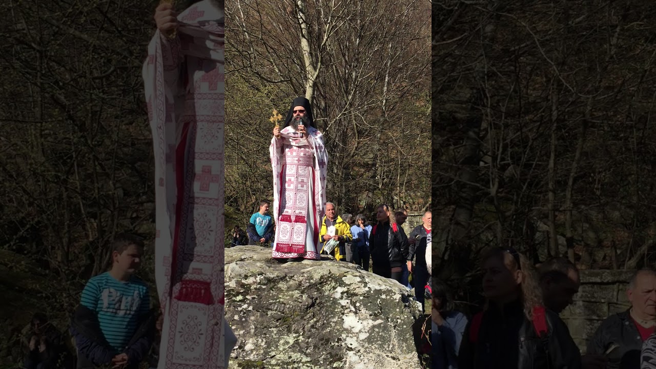 Слова на архимандрит Самуил по време на литийното шествие с чудотворната Бачковска икона.