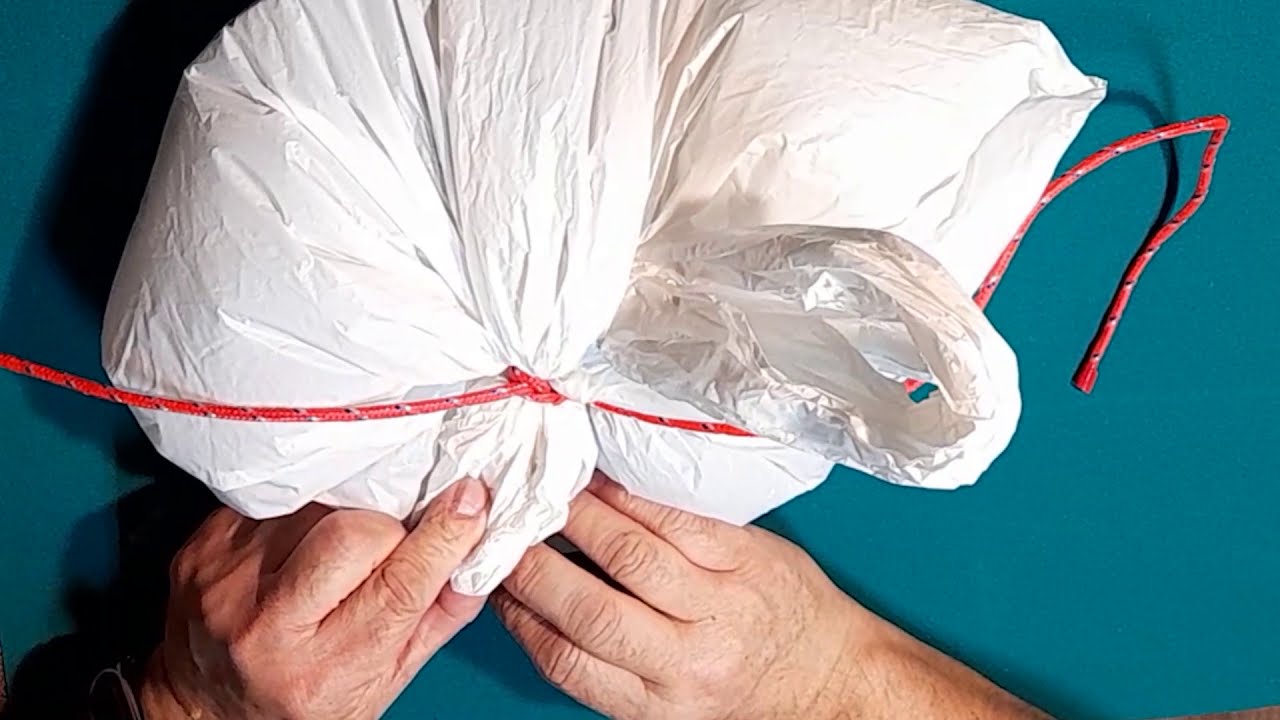Nudo Molinero, Nudo para amarrar sacos o bolsas