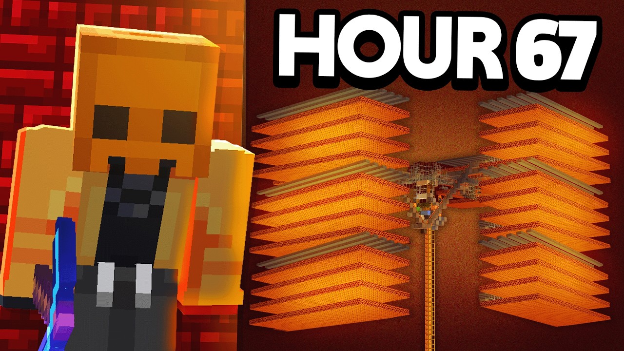 Я потратил 100 часов на строительство невероятных ферм в хардкорном Minecraft!