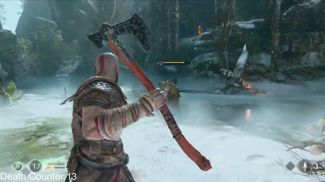 Most Deaths yet in one fight God of War 2018 (hardest difficulty) playthrough Part 3