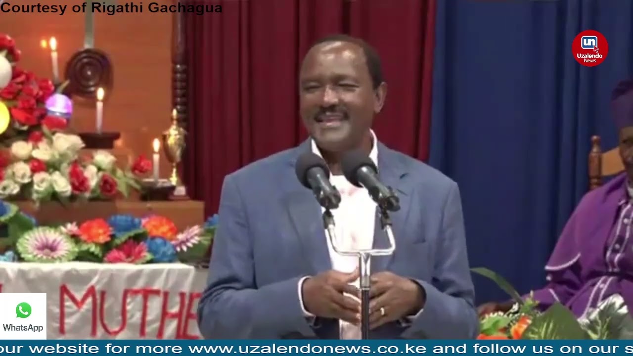 Kalonzo Musyoka's speech in Nyandaru during church service in Nyandarua -FULL SPEECH