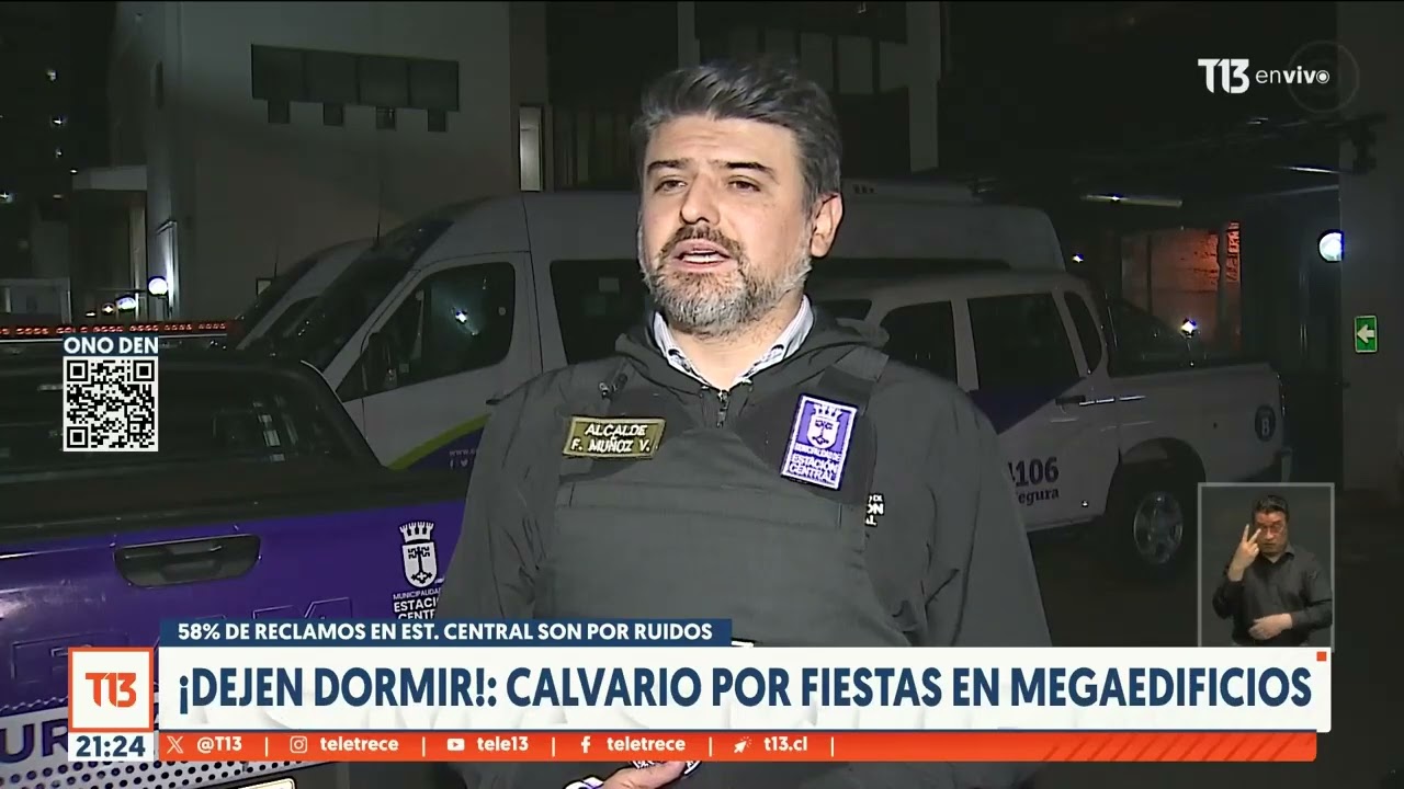 Calvario en Estación Central por fiestas ruidosas en megaedificios