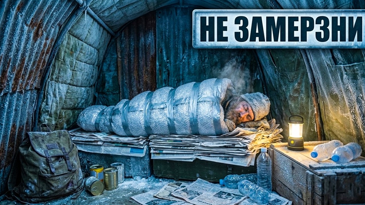 Как Бездомные Не Замерзают И Выживают При -20°C