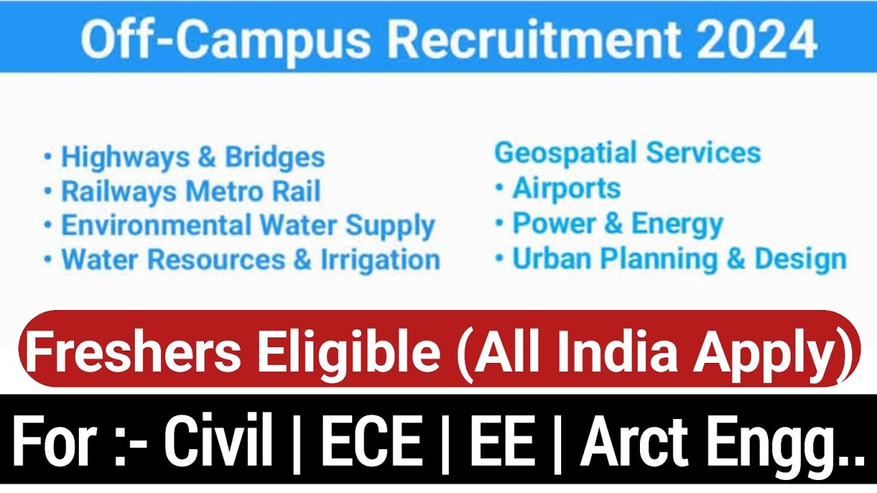Urgent Hiring For Freshers Engineers :- Civil EE Architecture Engineers @diplomaholders