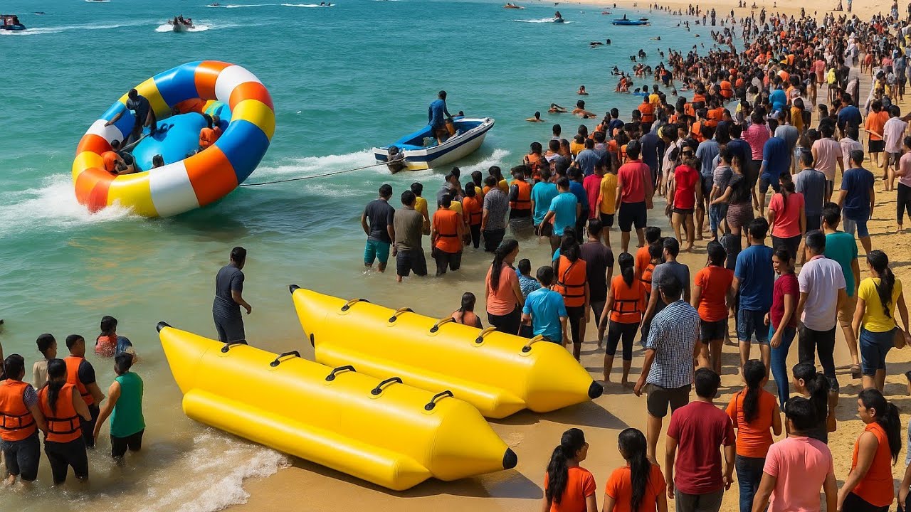 Experience Water Sports at Blue Flag Shivrajpur Beach in Dwarka