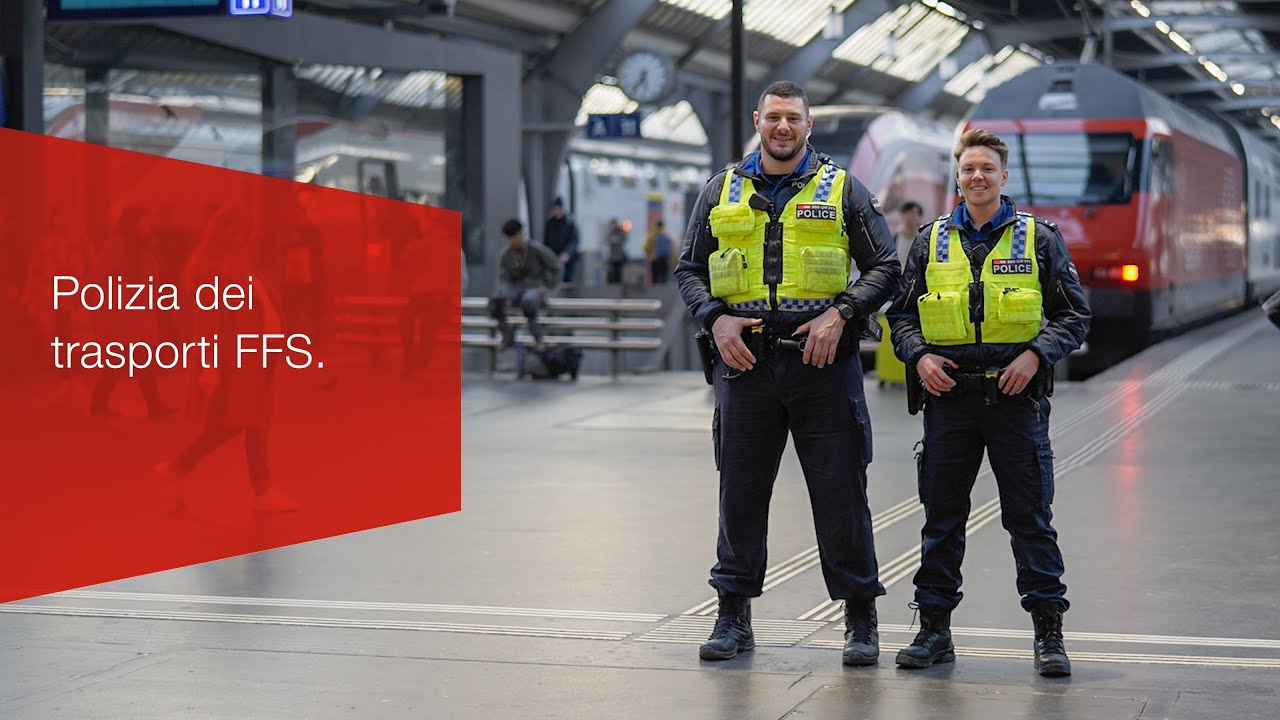 Polizia dei trasporti FFS.