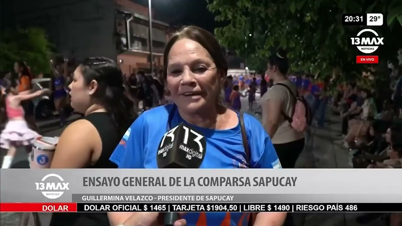 Ensayo General de la comparsa Sapucay -  Guillermina Velazco