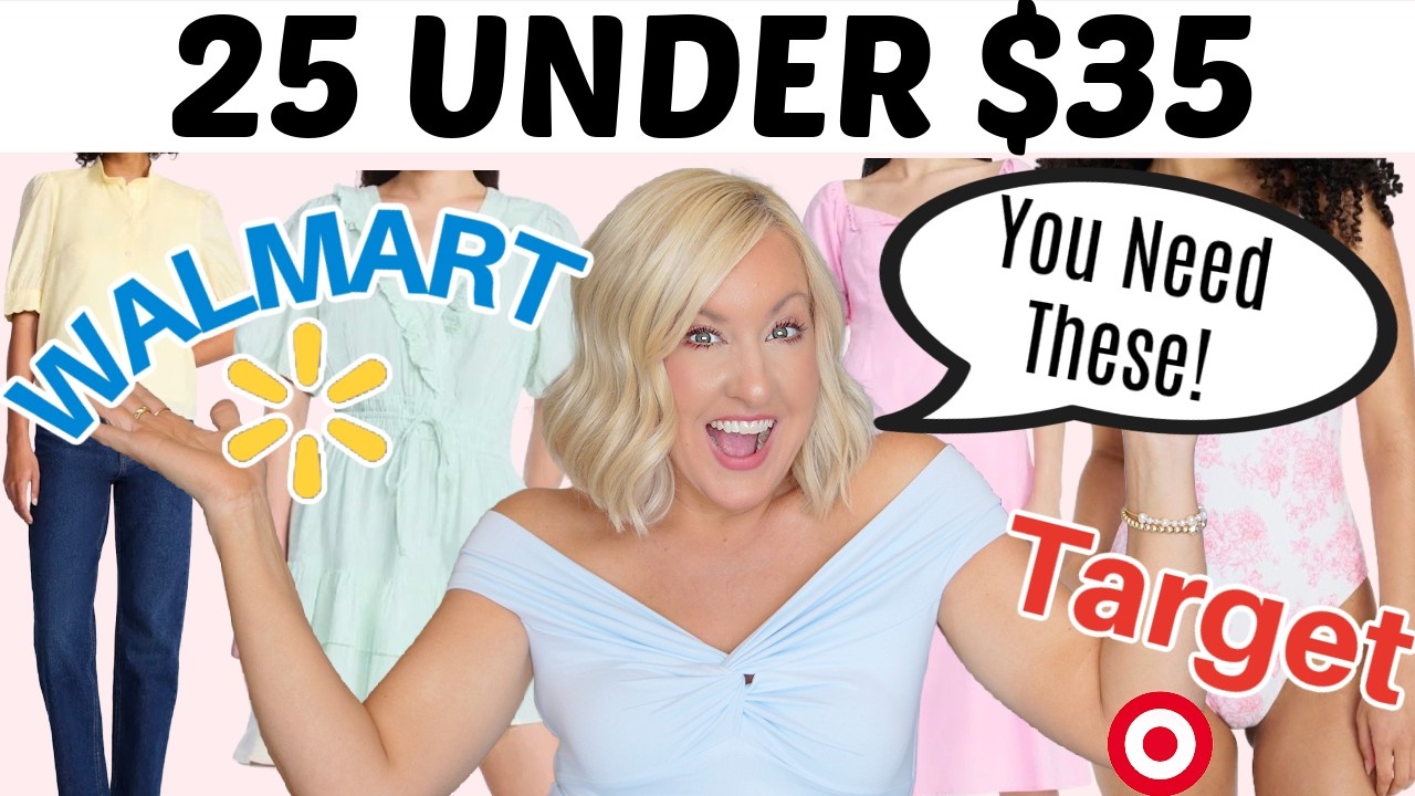 HUGE Walmart & Target Spring Try On Haul 🌸NEW ARRIVALS UNDER $35!
