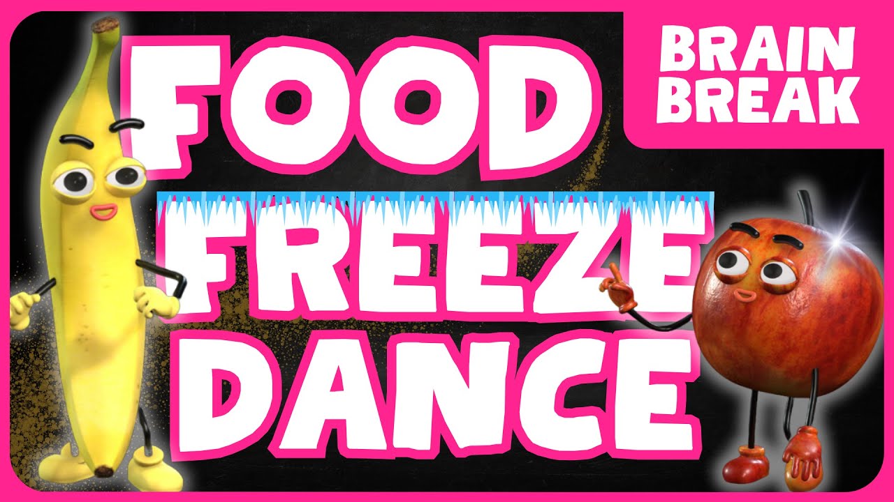 FOOD FREEZE DANCE | FREEZE DANCE | Brain Break | Just Dance | Kids Fitness