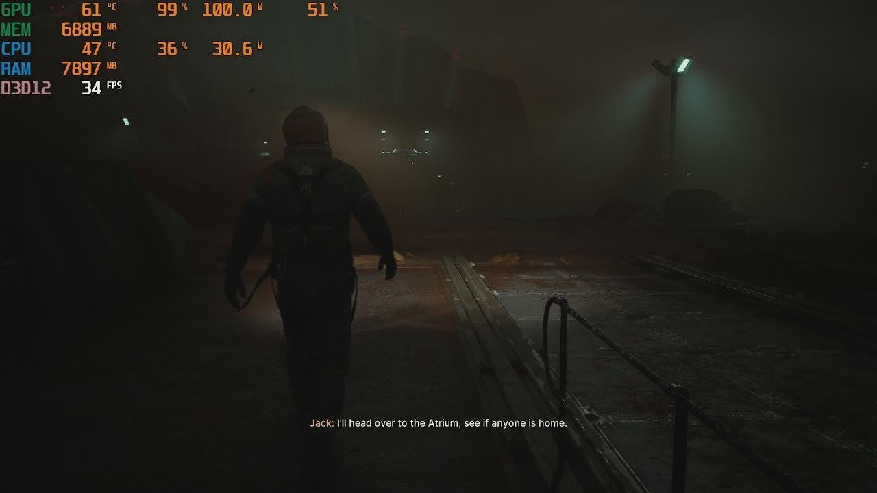 Fort Solis Gameplay RX 6600 Ryzen 5 2600