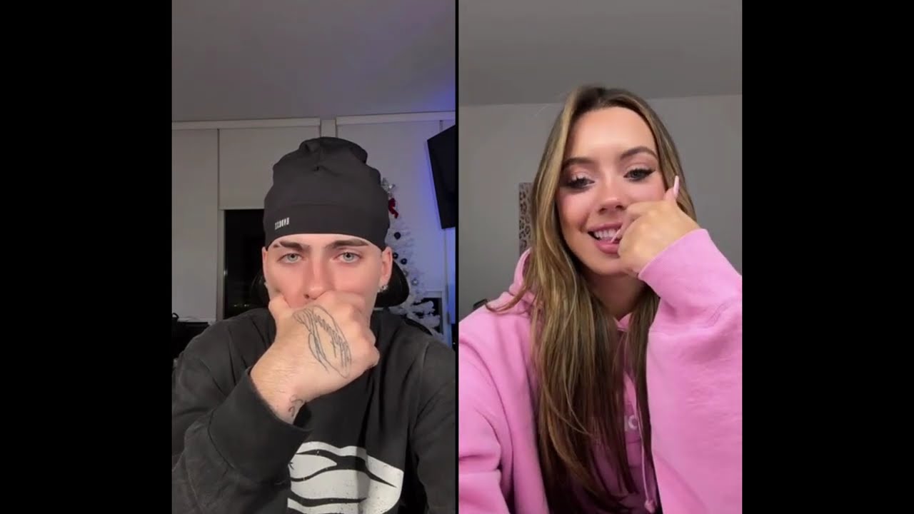 Braeden & Lanah Most Recent TikTok Live pt.2