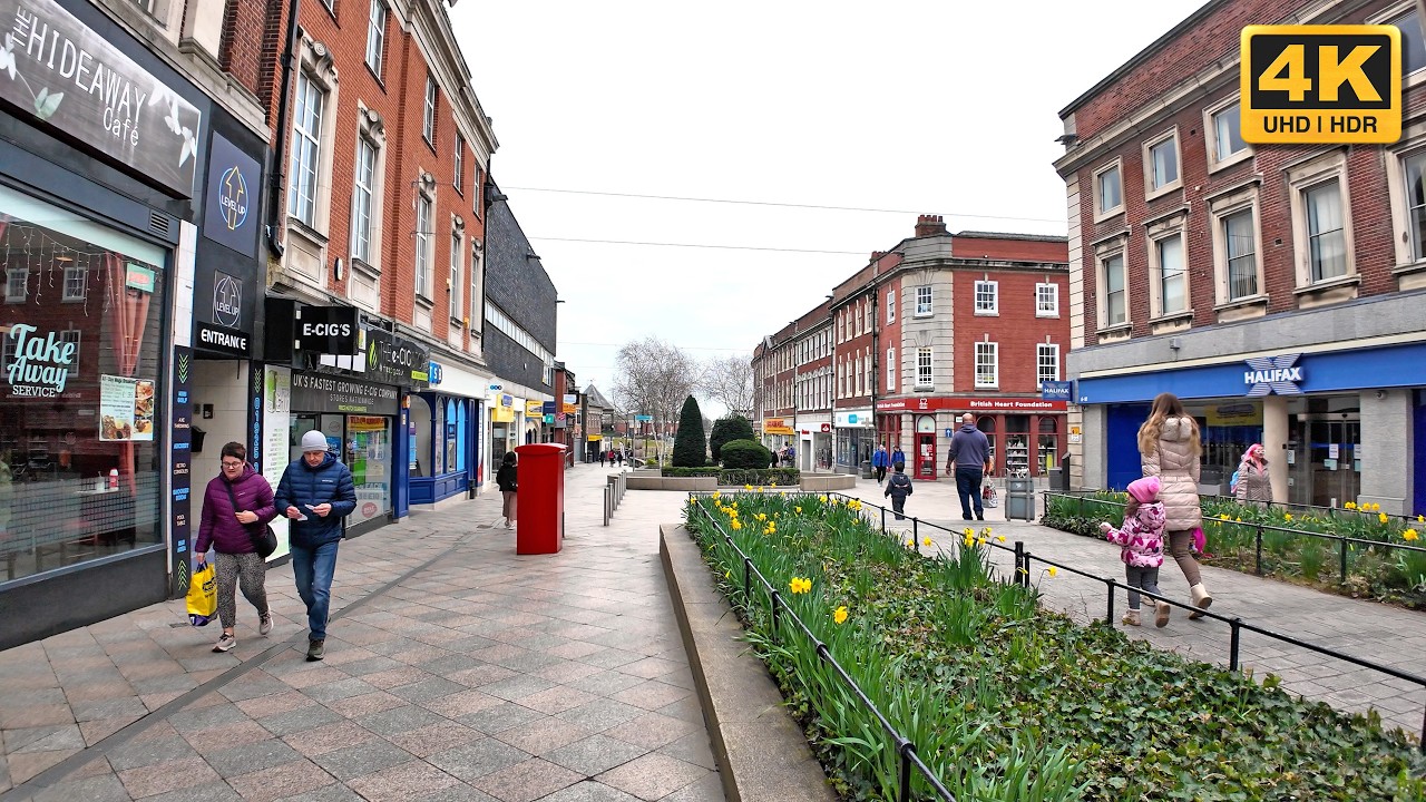 Warrington Town Centre | 4K Walk