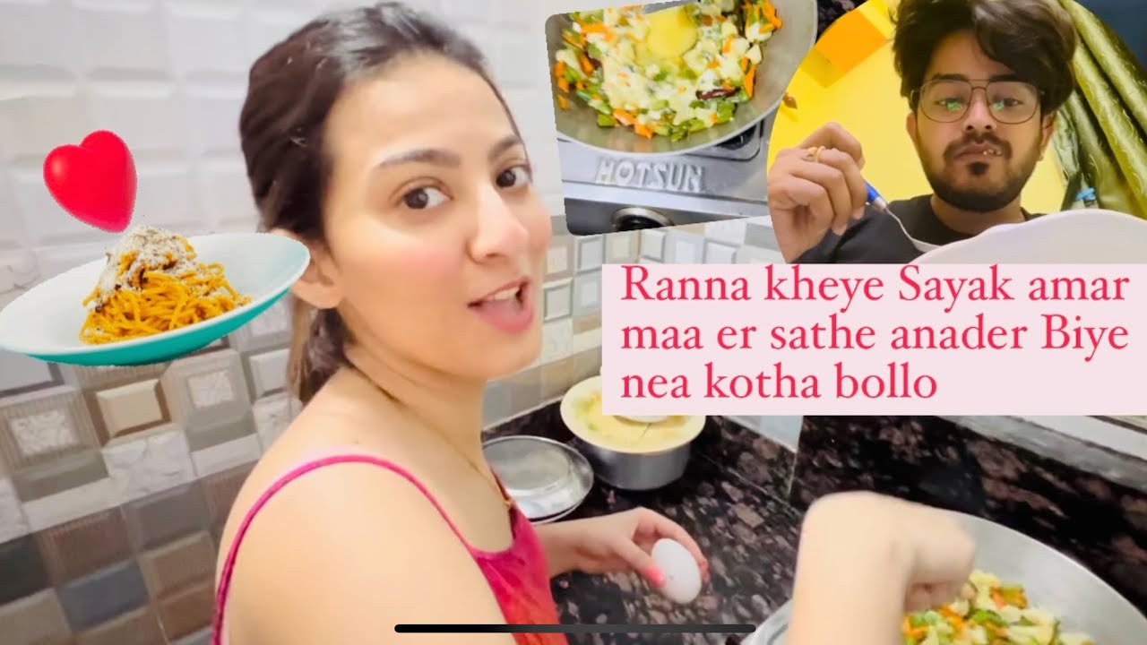 Nabanita prothom bar ranna kore khawalo 🥱 ranna Kheye Biye korte chailo/Sayak|Nabanita|#letsstart