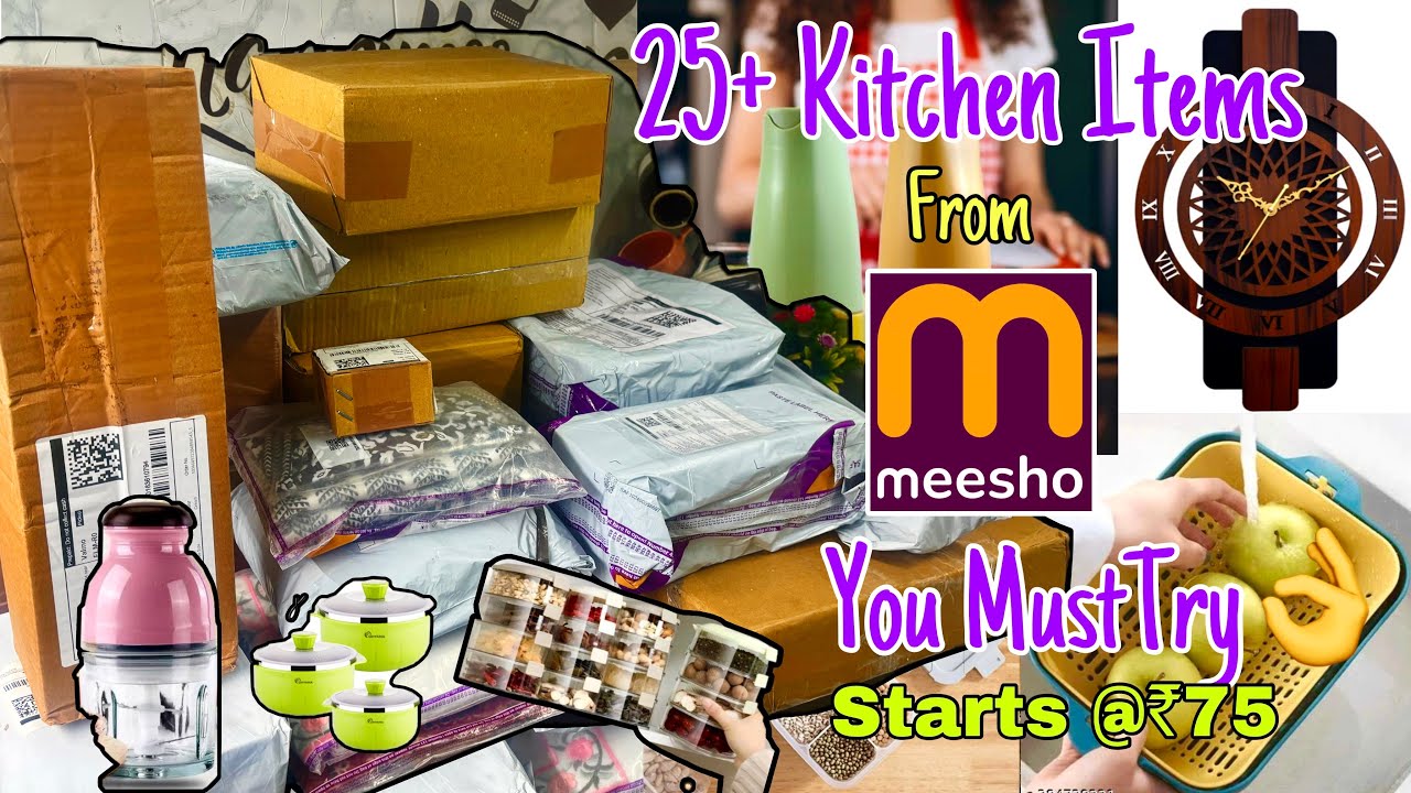 25+ New MEESHO*kitchen Items Starting From ₹75|Kitchen & Home Needs #meeshokitchenitems #meesho