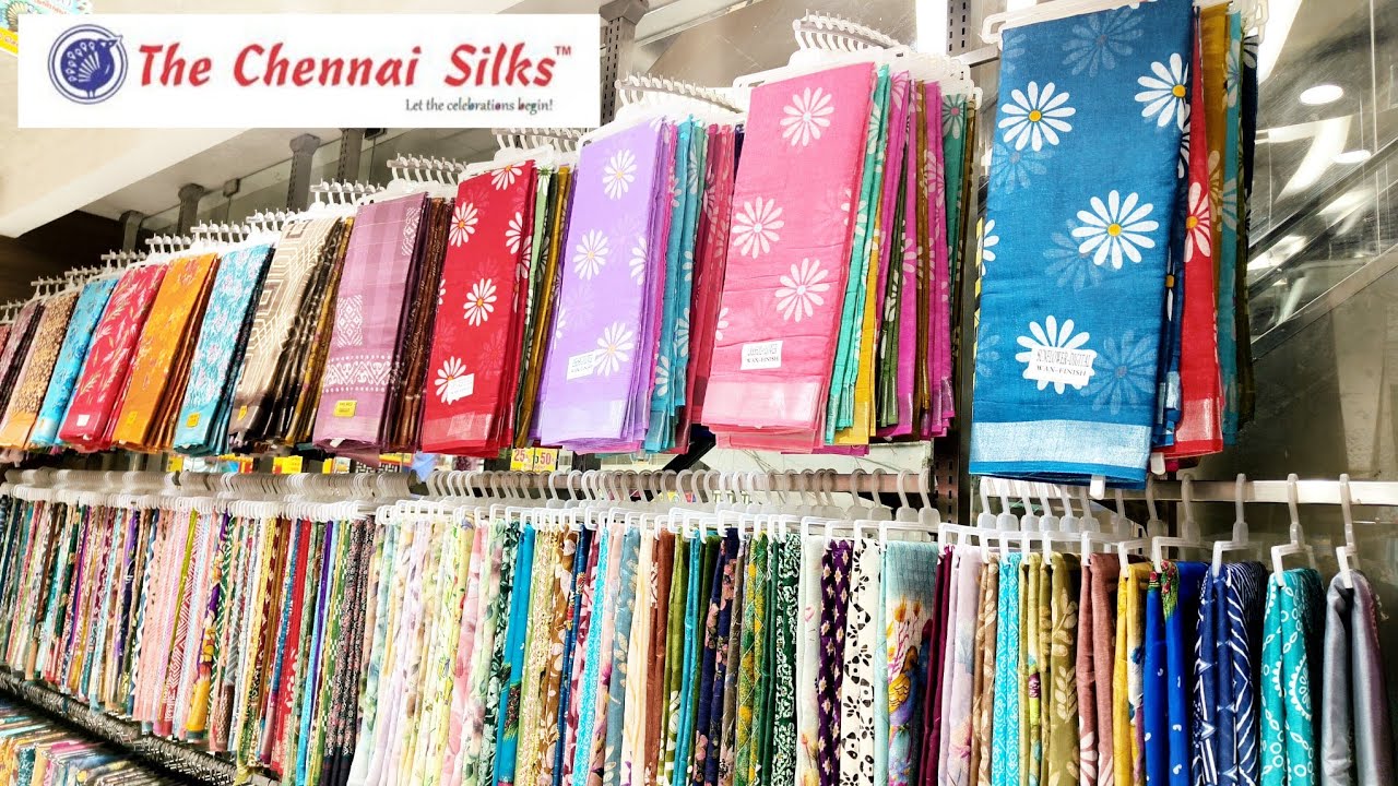Chennai Silks Mangalagiri silk pure Silk Cotton saree Latest Saree collection