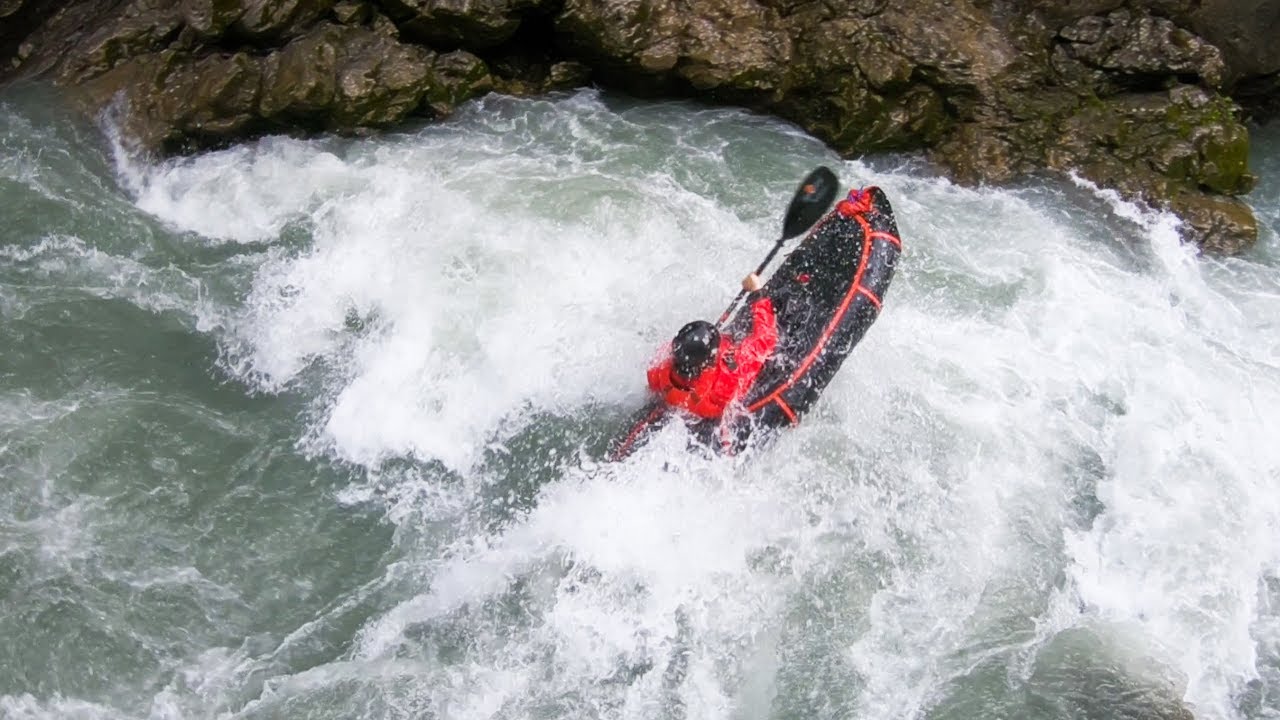 Packrafting Saane (Switzerland, May 2018)