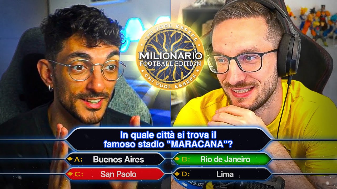 SUPER QUIZ SUL CALCIO CON ROHN! CHI VUOL ESSERE MILIONARIO CALCISTICO! STAGIONE 2025