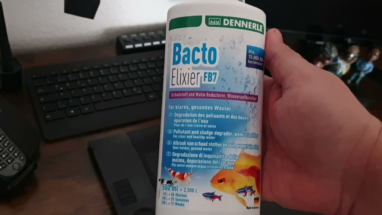 DENNERLE Bacto Elixier FB7, 500ml - Entfernt Ammoniak, Nitrit / Aquaristik Center