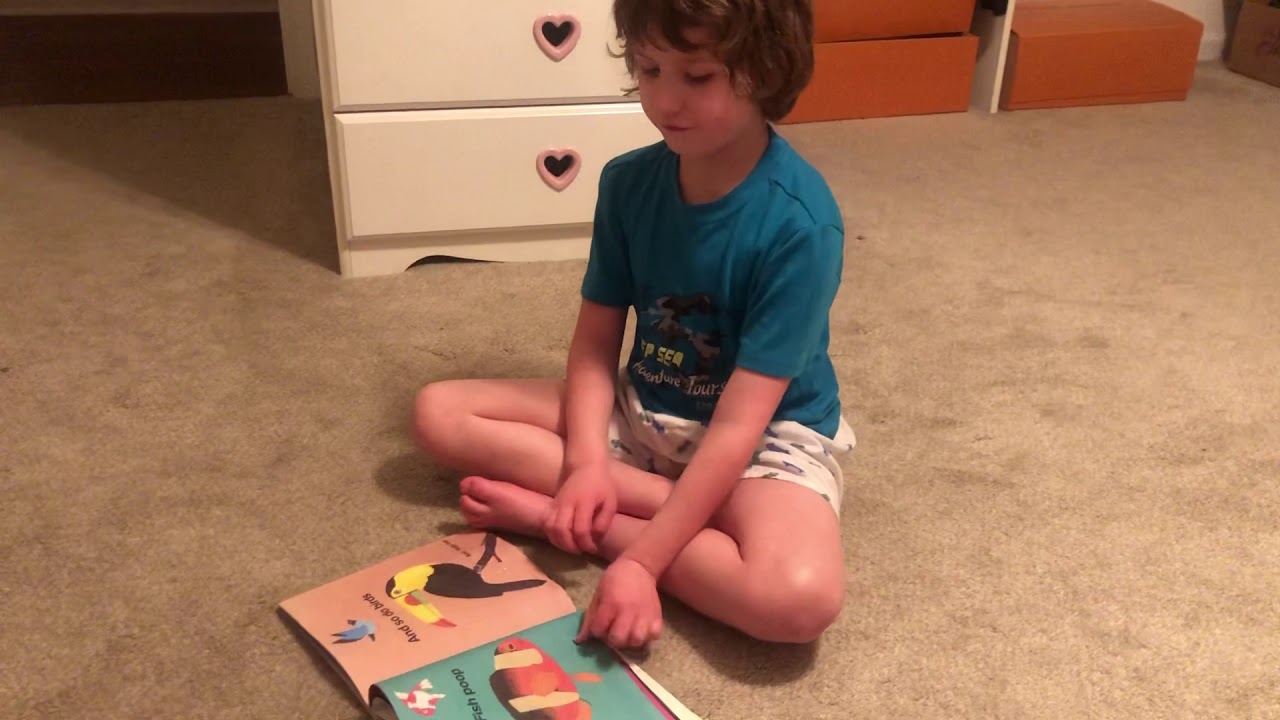 3.2.21 - Dex reads Everyone Poops book