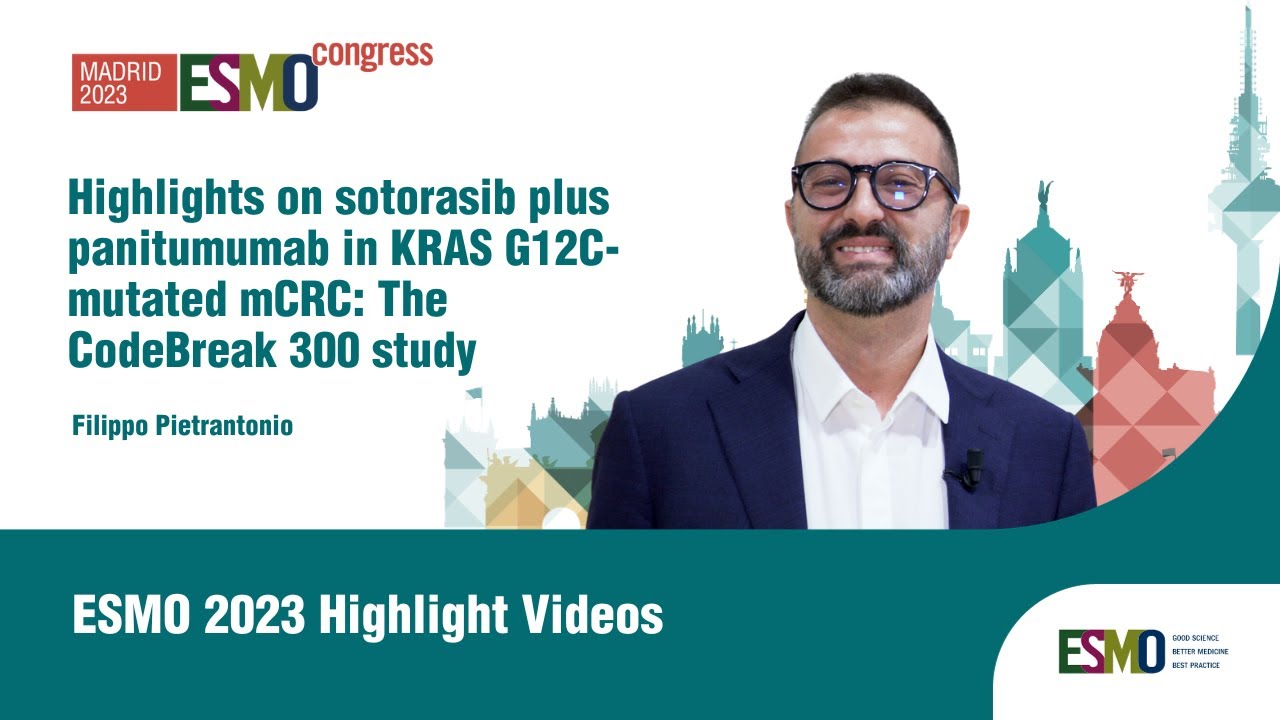 Highlights on sotorasib plus panitumumab in KRAS G12C-mutated mCRC: The CodeBreak 300 study