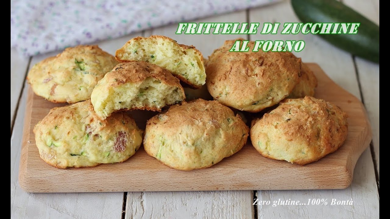 Per niente unte d'olio e morbidissime le Frittelle di zucchine al forno