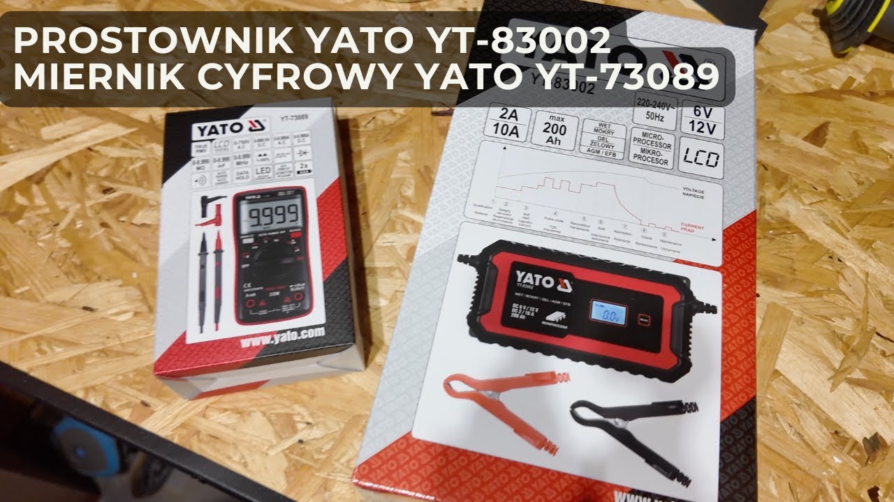 Prostownik Ładowarka YATO YT-83002 - Jak ładować akumulator w Skoda Octavia 4 1.5 eTSI 2022 rok