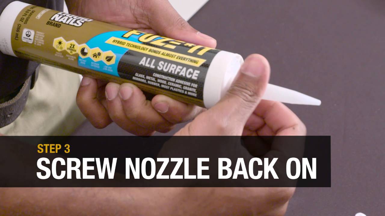6 Quick Steps to Get Started with LIQUID NAILS FUZE*IT