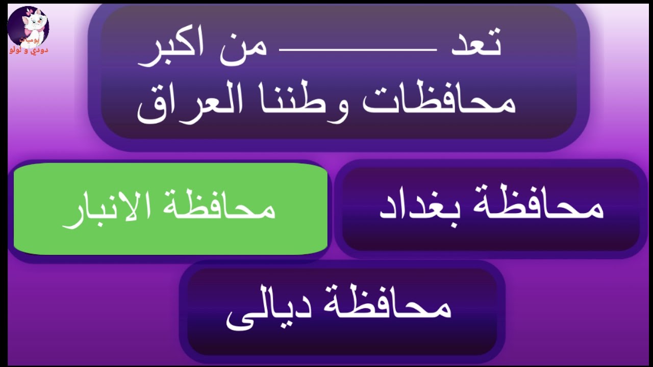 محافظة الانبار ، اجتماعيات صف سادس ابتدائي ، ملخص ، بعد الحذف ، اختبار ، اسئلة مهمة