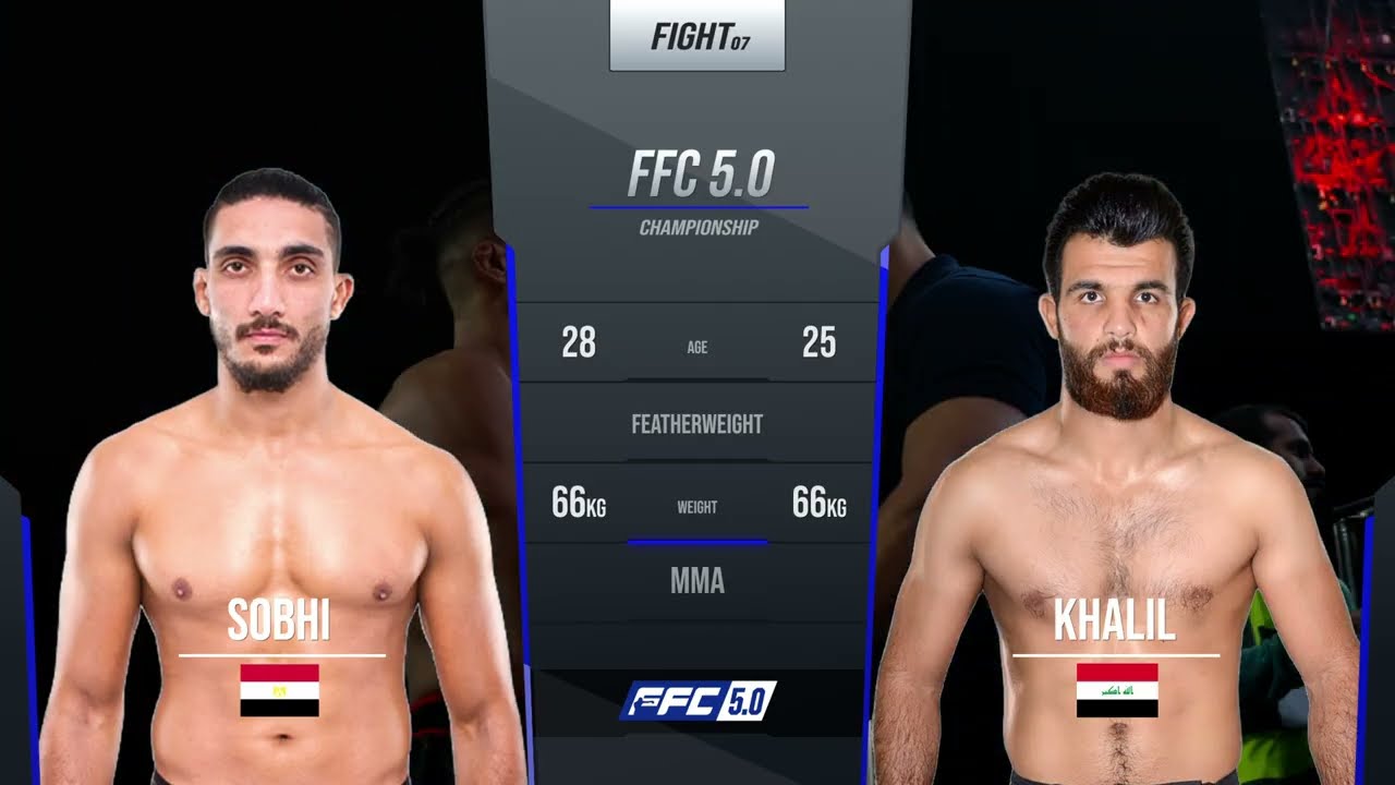 FFC 5.0 | Fight 7: Sobhi (Red) vs. Khalil (Blue) – Featherweight Technical Battle
