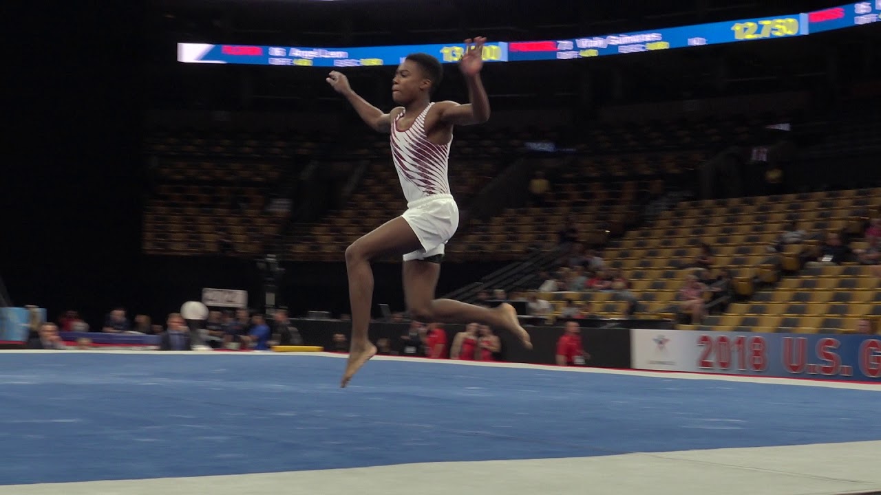 Khoi Young – Floor Exercise – 2018 U.S. Gymnastics Championships – Junior Men Day 1
