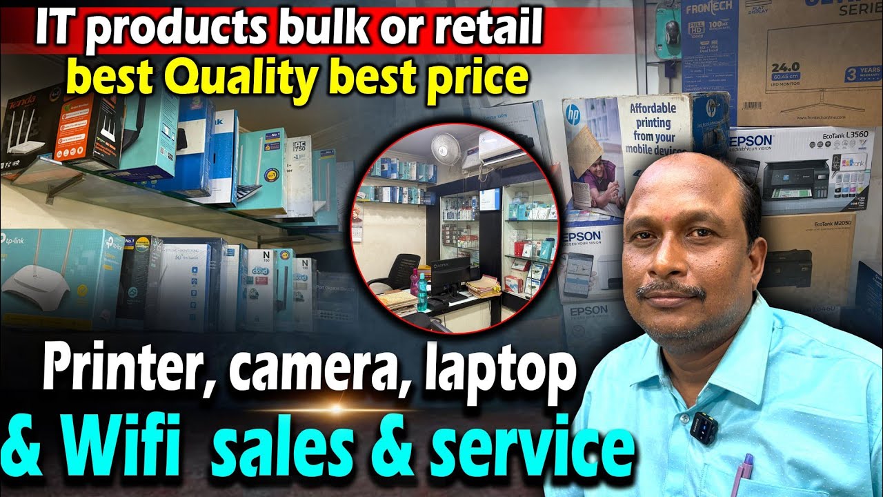 Laptop, printer, cc camera, wifi all products available at very affordable price Cuttack, Buxibazar 