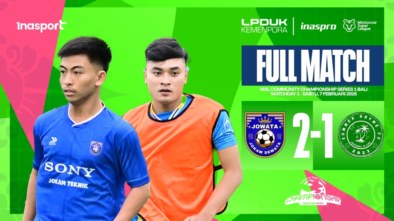 JOWATA FC VS SUMMER RHYME | MINI SOCCER LEAGUE BALI 2026 | MATCHDAY 1