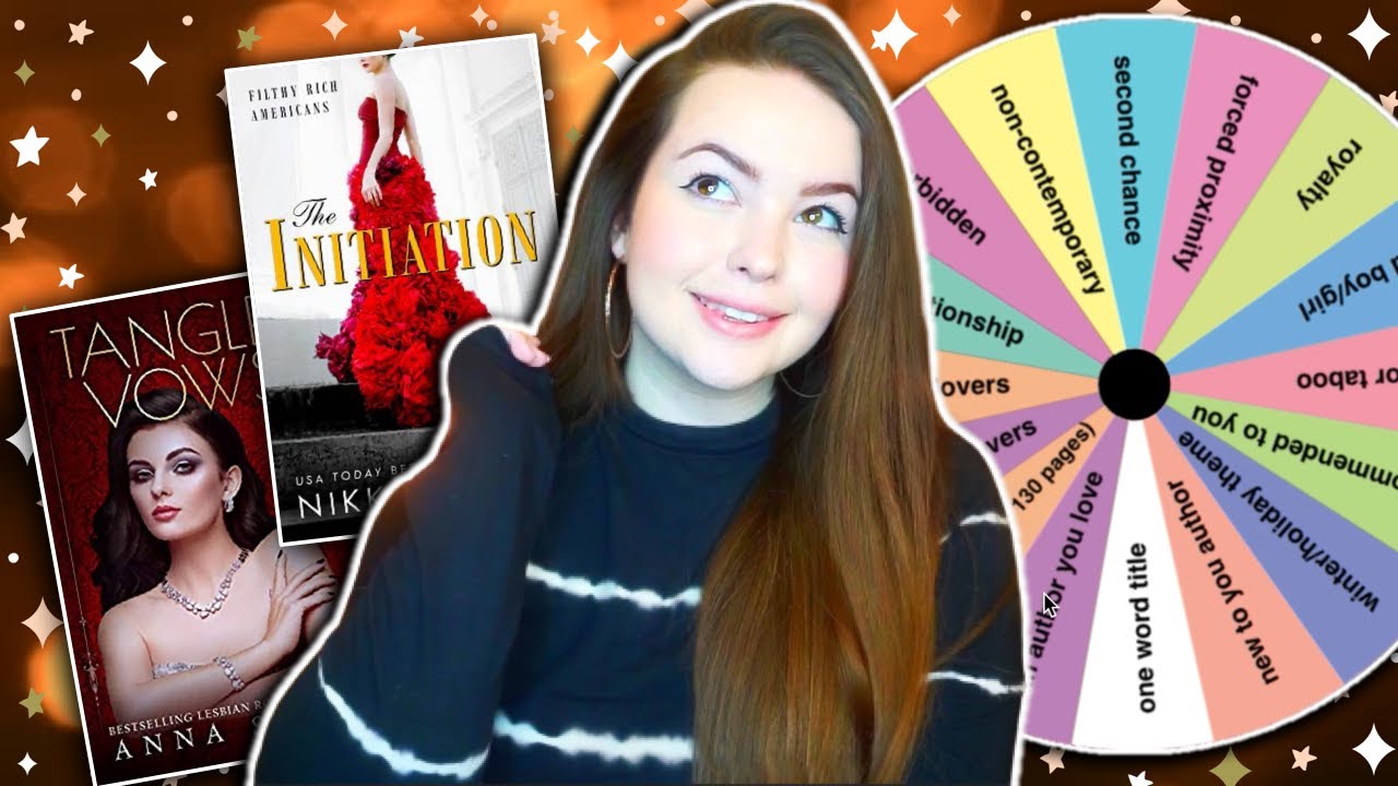 wheel decides what romance books i read | Smutathon Reading Vlog