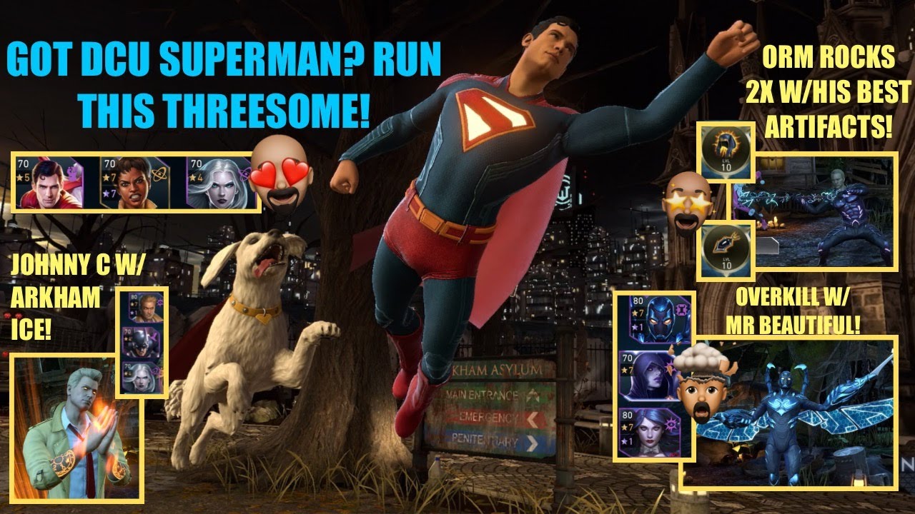 DCU Superman w/Vixen: MAGIC, Mr. Beautiful DESTROYS, Johnny C w/Arkham Ice, more! Injustice 2 Mobile