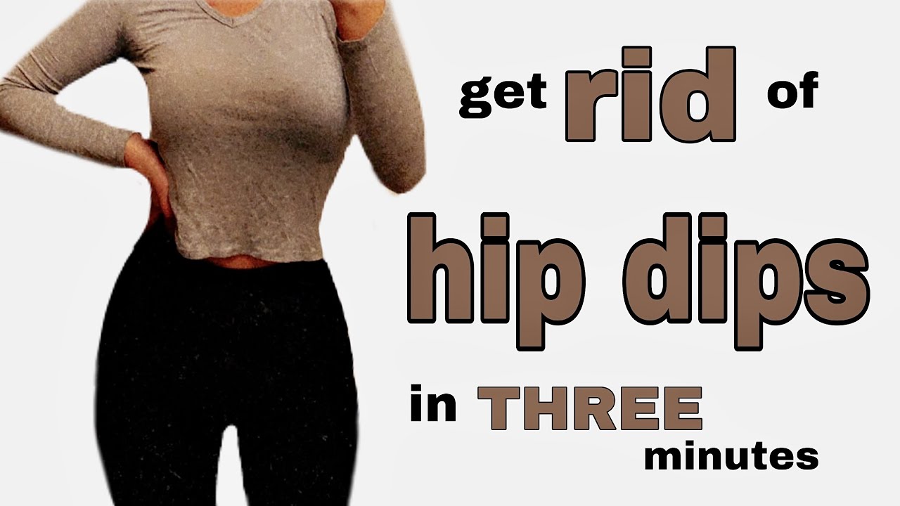 Get Rid of Hip Dips in Three Minutes/ Hip Dip Workout