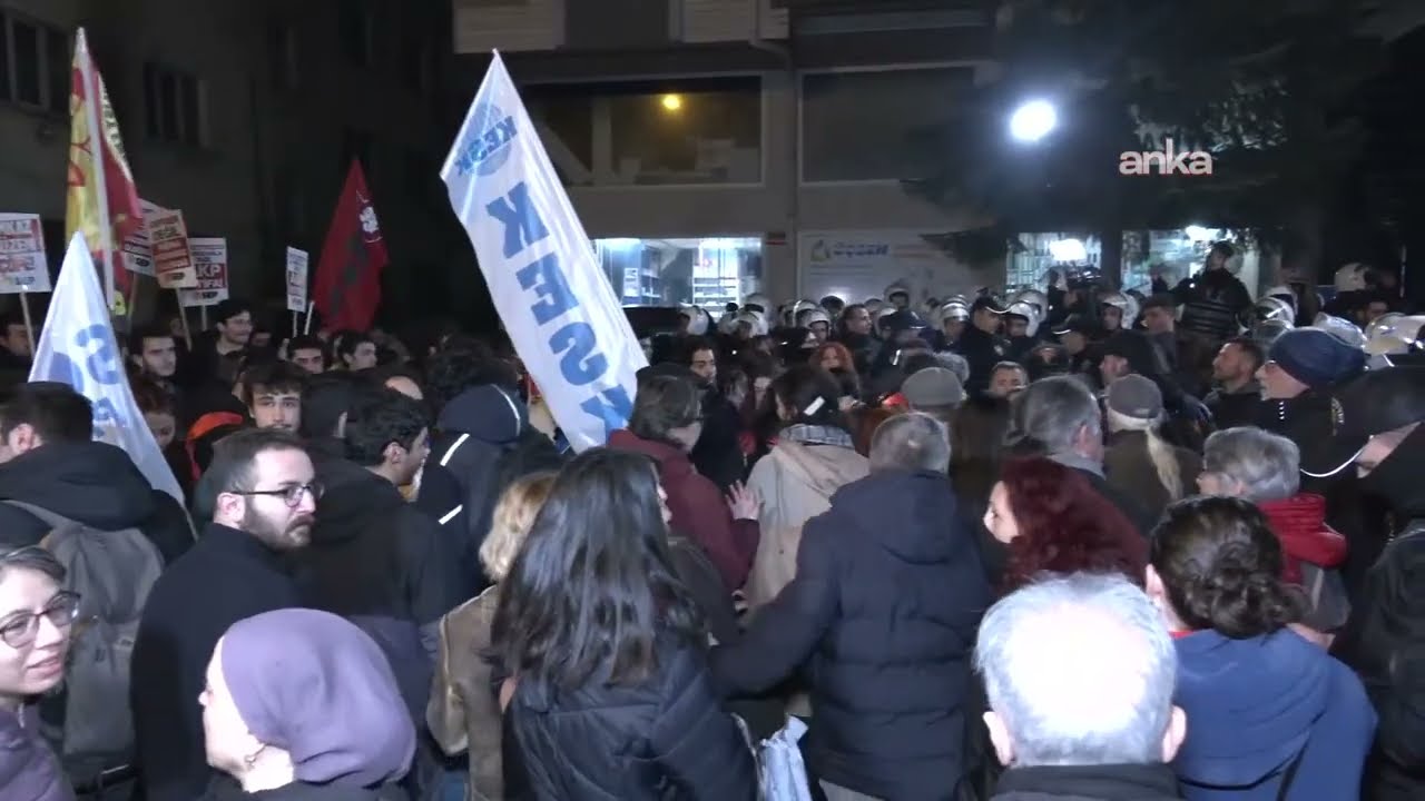 Ankara Emek ve Demokrasi Güçleri’nni 6 Şubat açıklamasına polis müdahalesi #Canlı