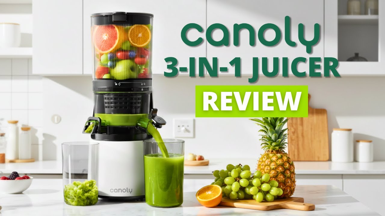 Canoly C16 3-in-1 Juicer Review: Juice, Smoothie, Sorbet, All in One