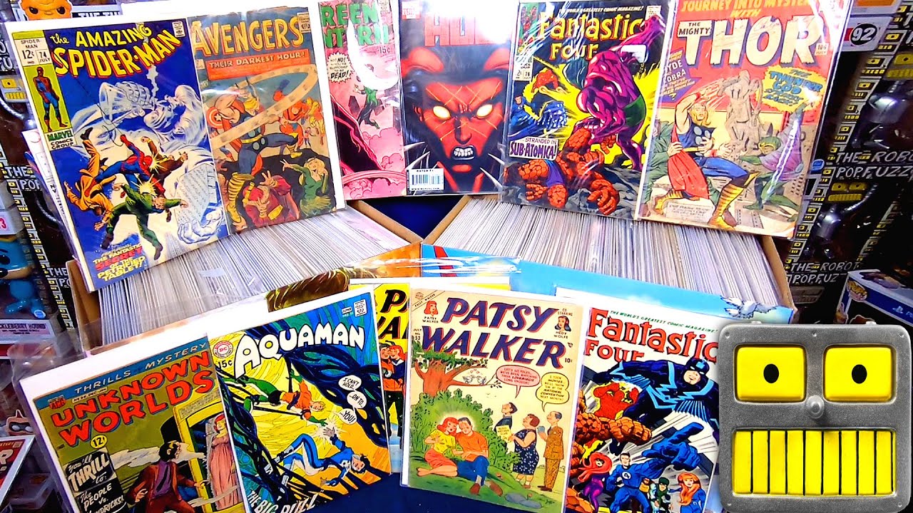 Mega Epic Comic Book Collection Haul full of Silver Age, Golden Age Key issues and more Comics.